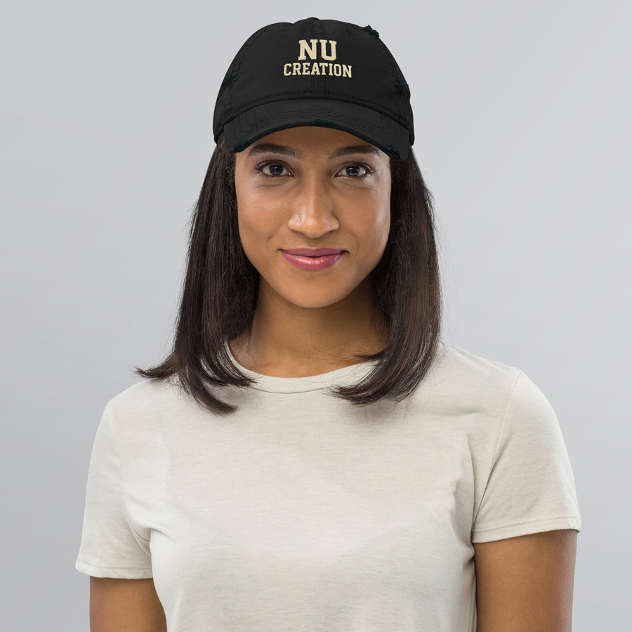 NU Creation Distressed Dad Hat