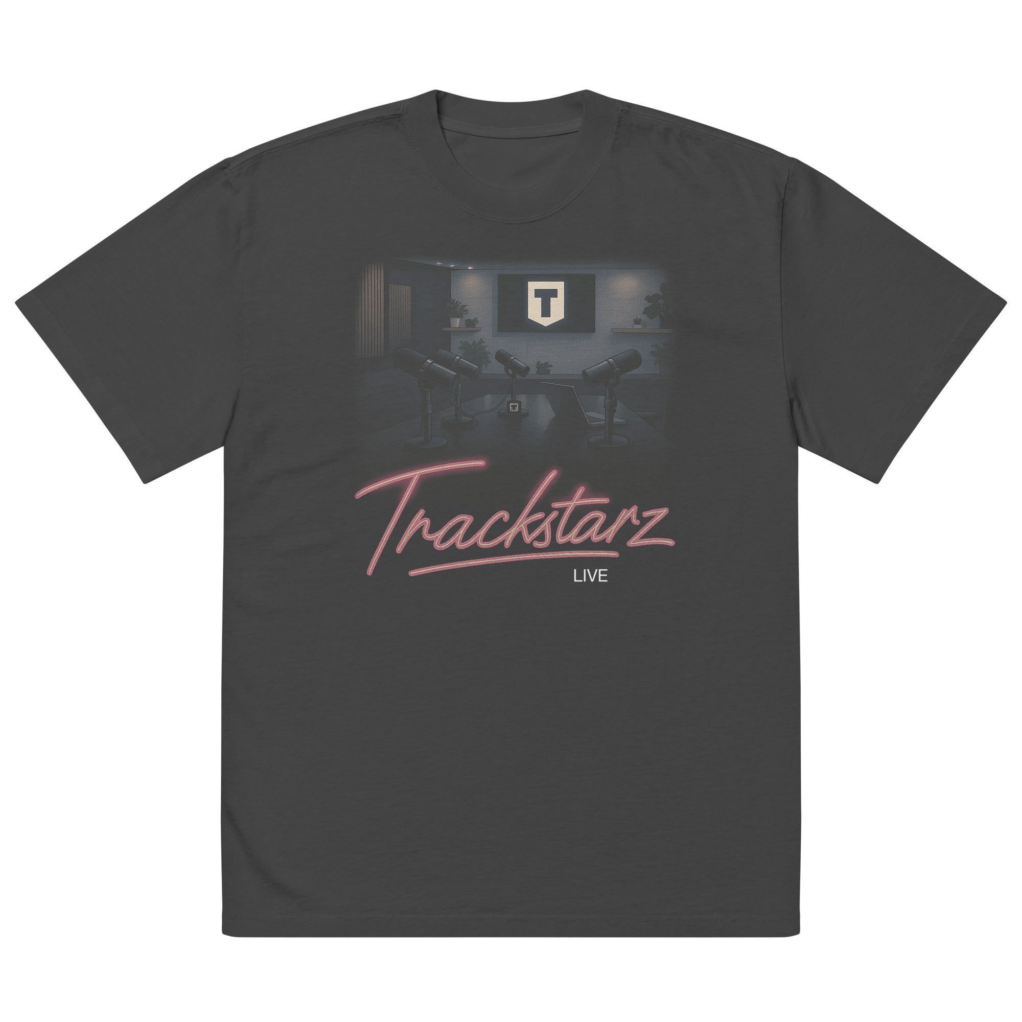 Trackstarz Live Oversized faded t-shirt