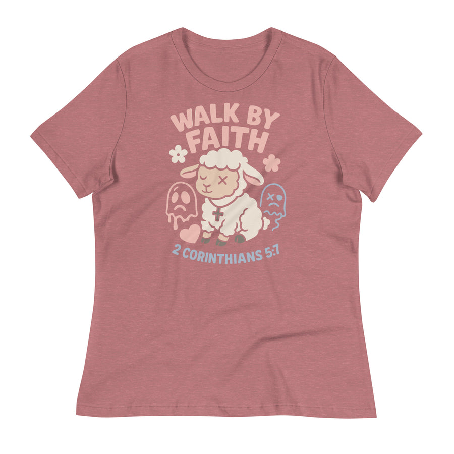 Walk By Faith Women's Relaxed T-Shirt