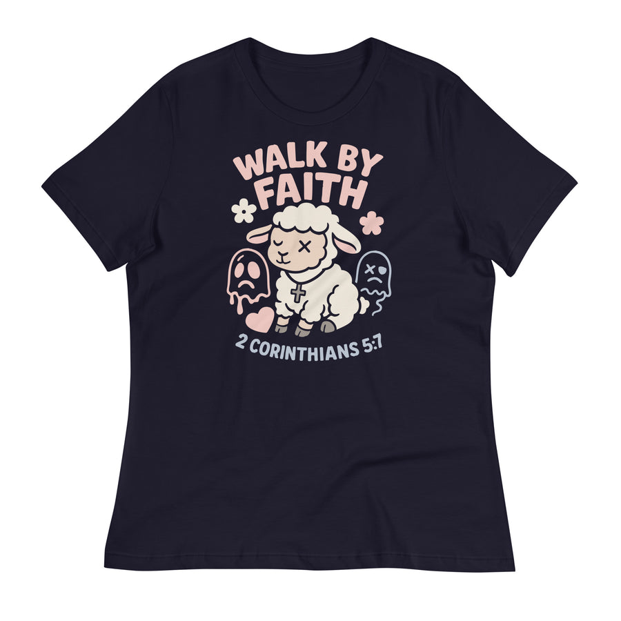 Walk By Faith Women's Relaxed T-Shirt