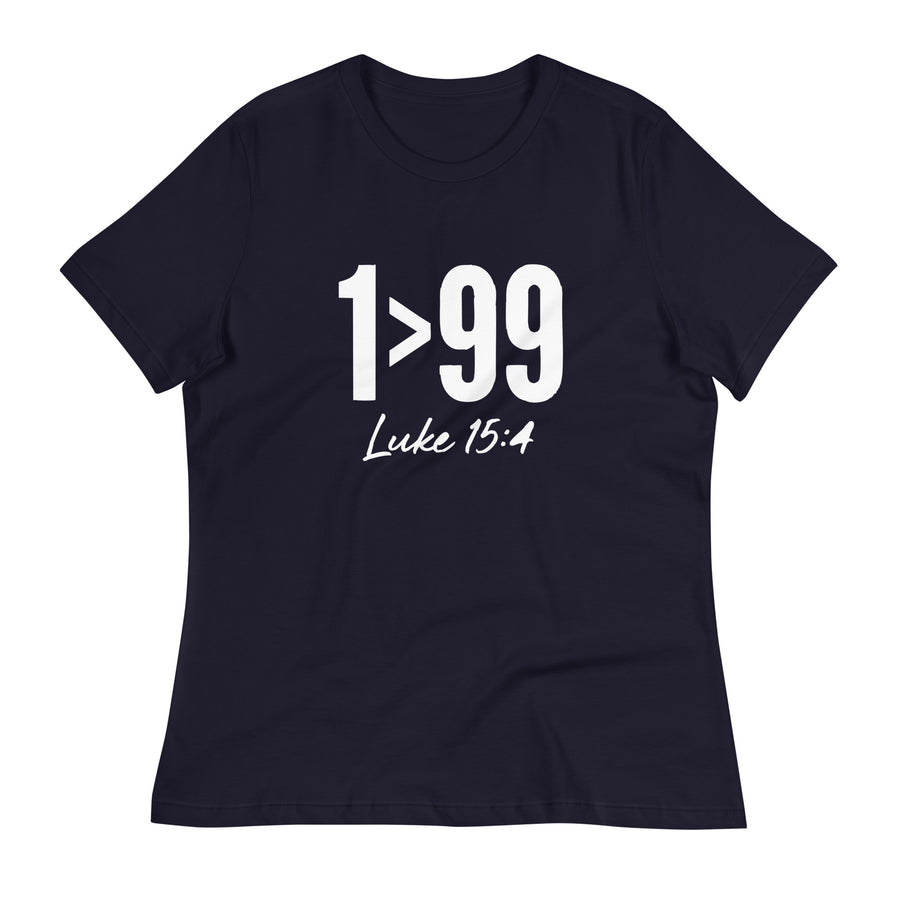 1 > 99 Women's Relaxed T-Shirt