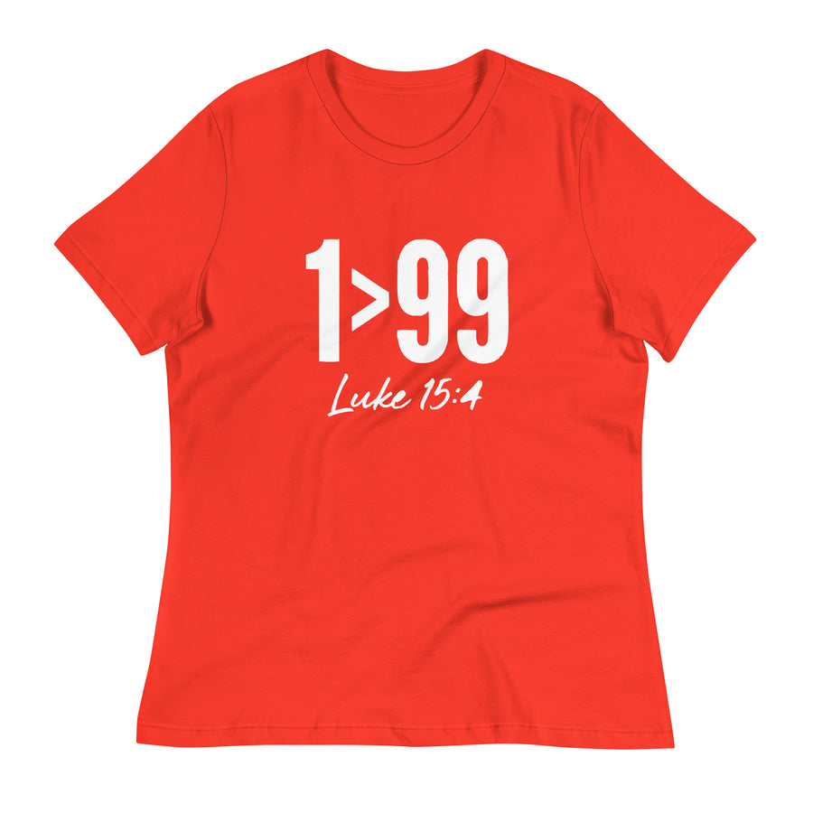 1 > 99 Women's Relaxed T-Shirt