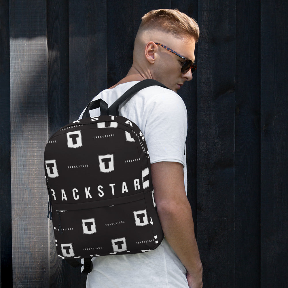 Trackstarz Black Allover Backpack