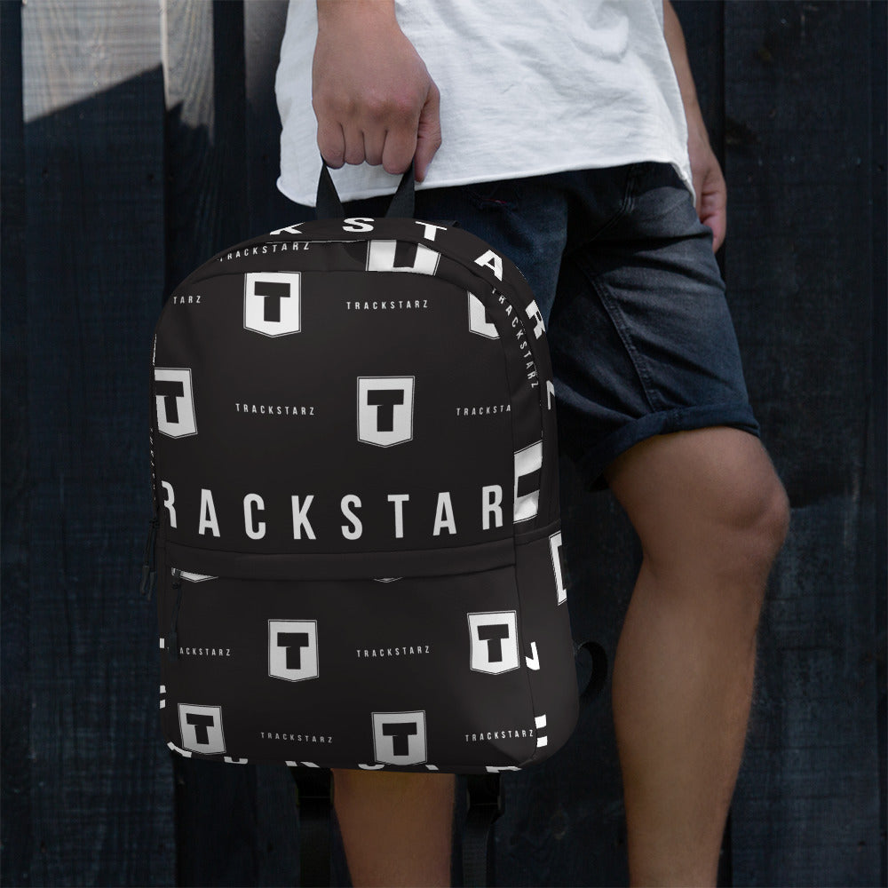 Trackstarz Black Allover Backpack