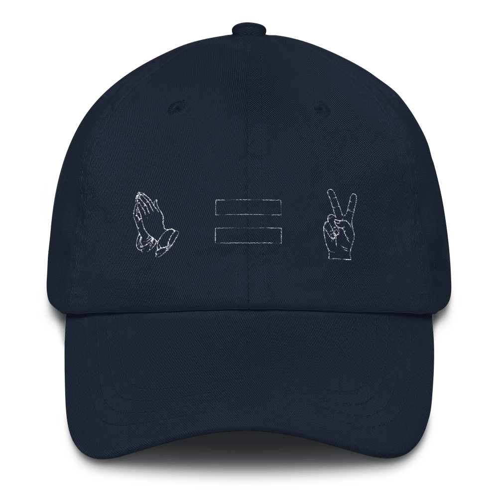 Prayer = Peace Dad hat