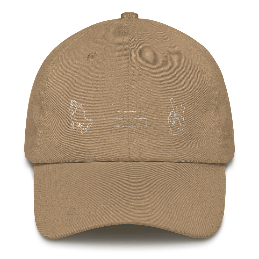 Prayer = Peace Dad hat