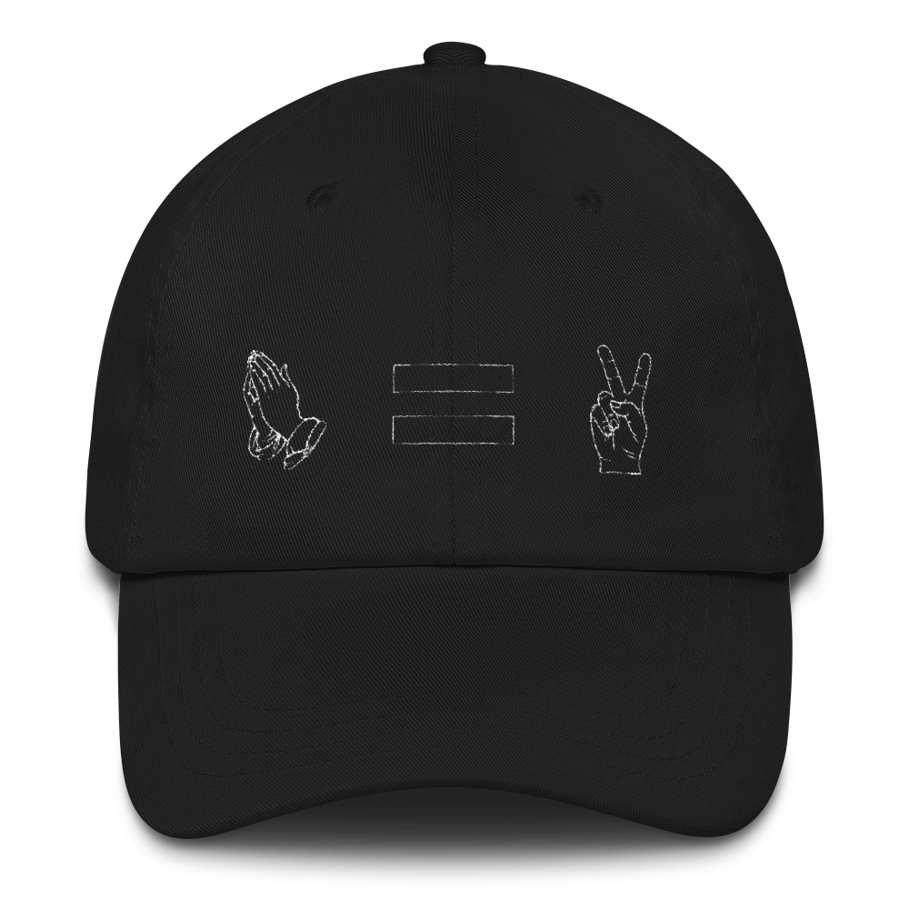 Prayer = Peace Dad hat