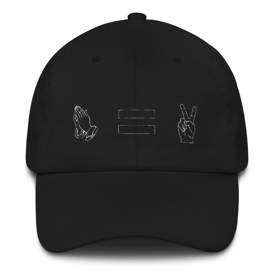 Prayer = Peace Dad hat